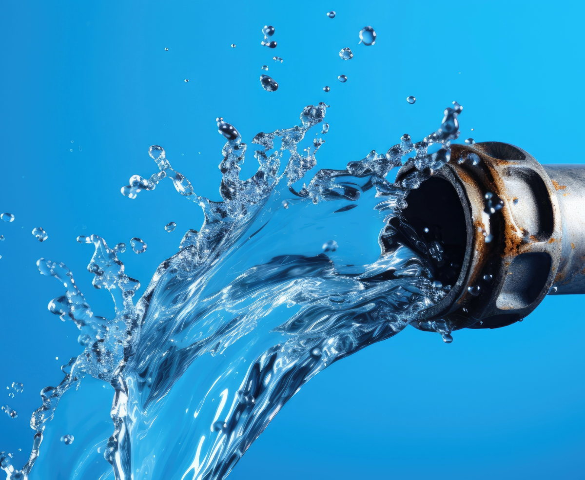 Simtec Heating engineer repairing a burst pipe in a York home